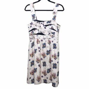 Twinkle By WenLan Silk Floral Crisscross Dress